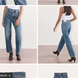 Everlane The Way High Slim Crop Jean Organic Cotton Straight Leg | 26 Regular